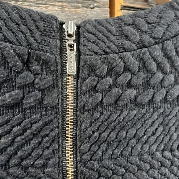 PrAna Black Jacquard Macee Knit Quilted Long Sleeve Dress - Picture 9 of 9